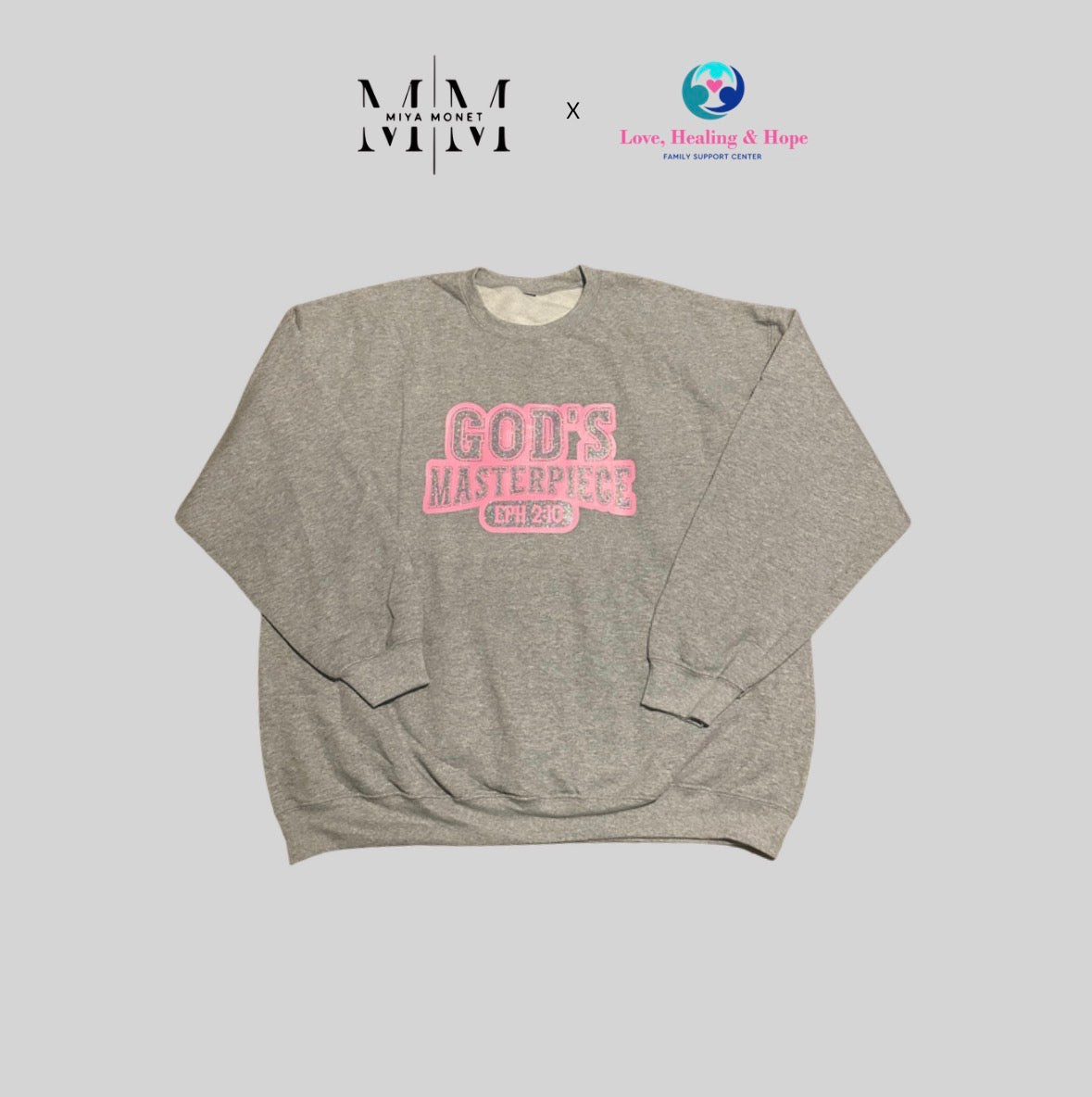 God’s Masterpiece Sweater (grey)