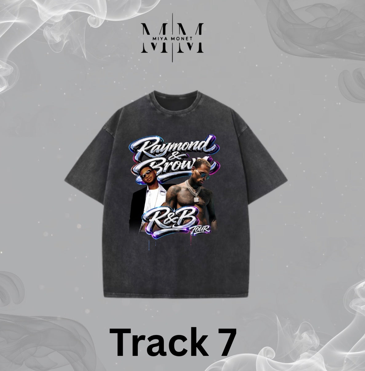 Oversized Acid wash R&B Tee