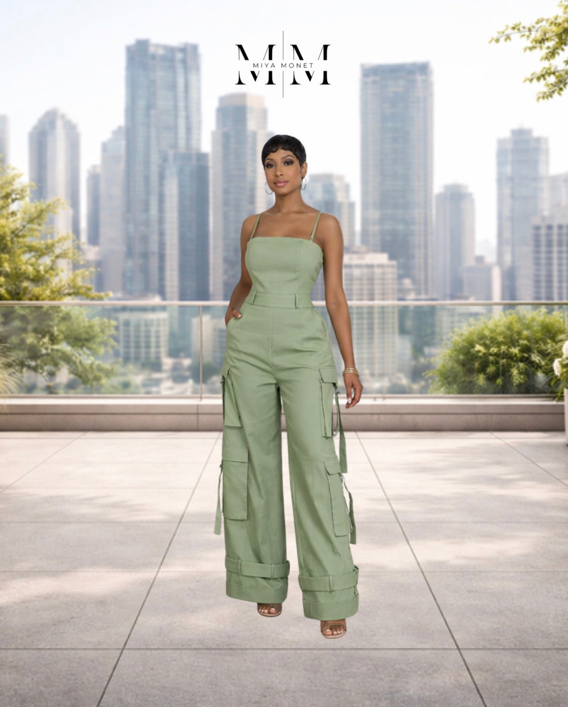 Sage Cargo Jumper