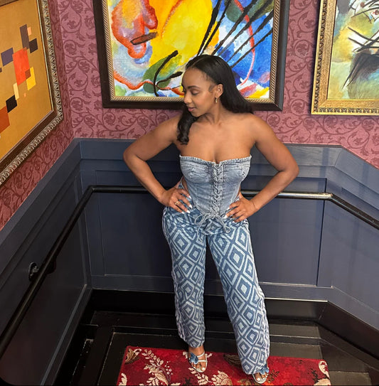 Diamond Denim Jeans