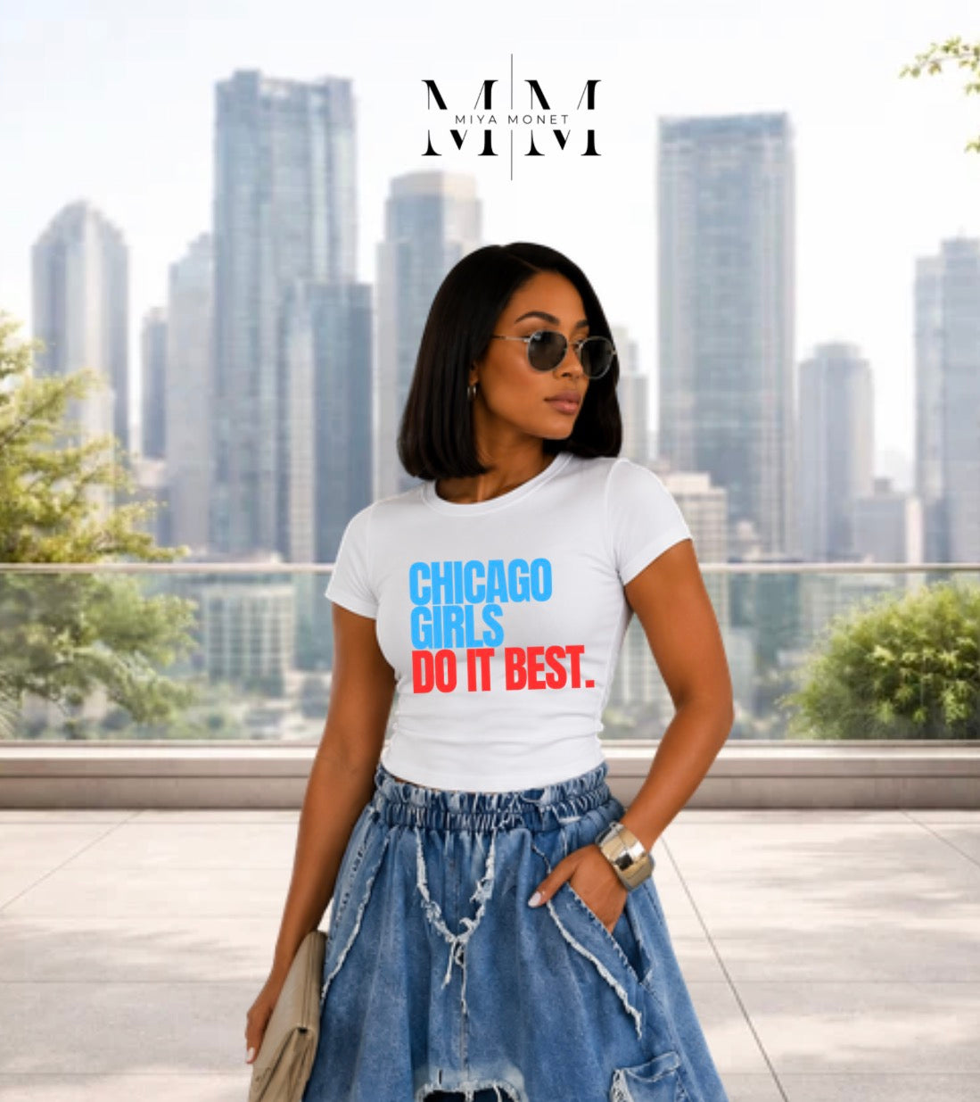 Chi Girls fitted Tee
