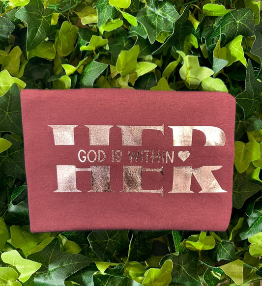 HER (Burgundy / metallic pink