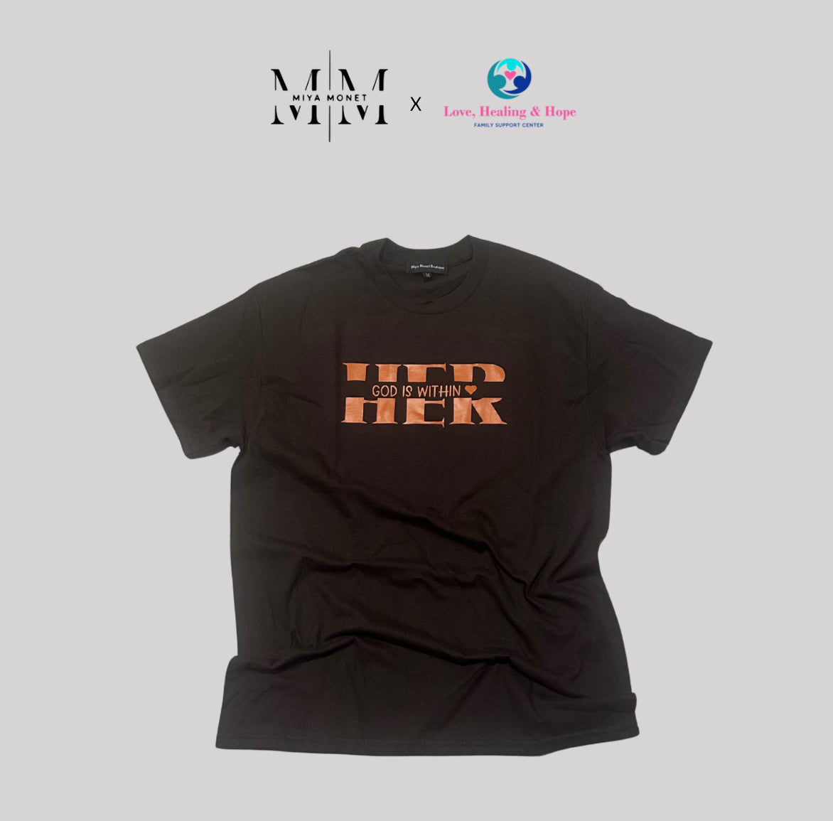 HER Tee (Brown/ caramel)