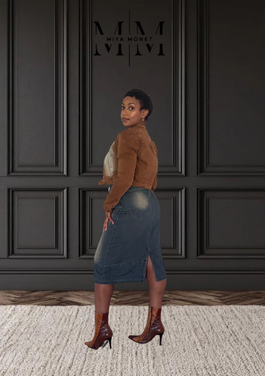 Monet in the Midi Skirt