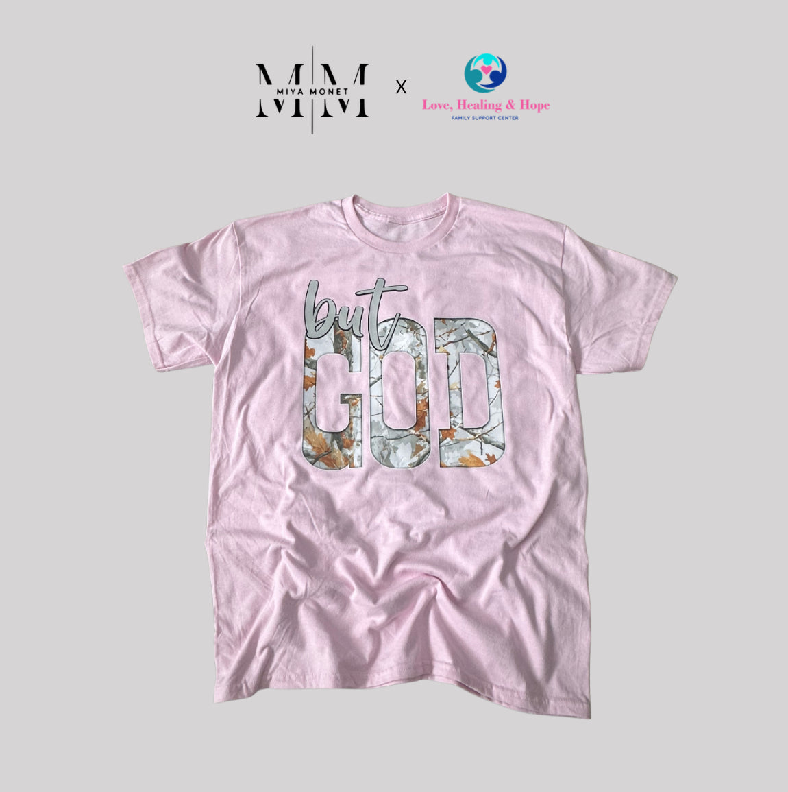 Just God Tee (pink)