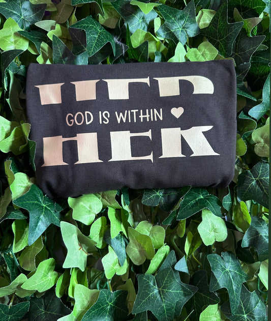 HER Tee (Brown/ Gold)