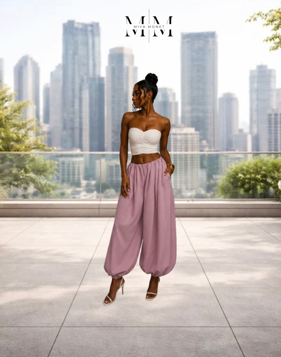Oasis pants ( blush)