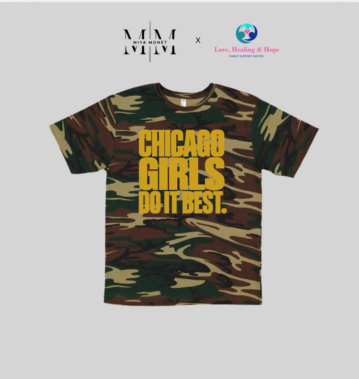 Chi girls camo Tee