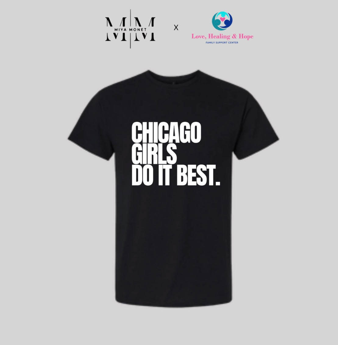 Chi Girls Tee (BLK/ White)