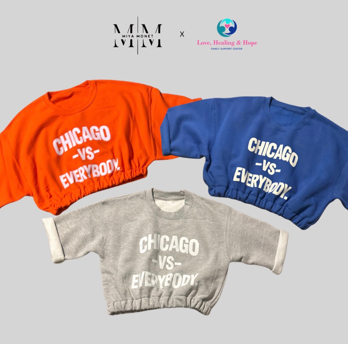 Chi vs Everybody summer crop sweaters