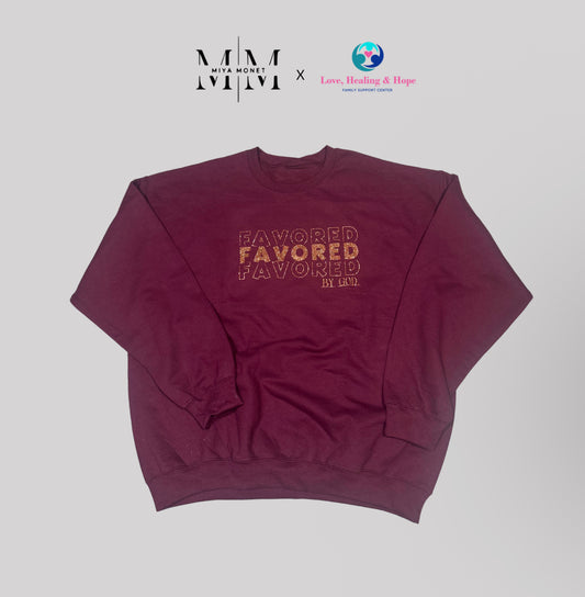Favored Sweater (Burgundy)