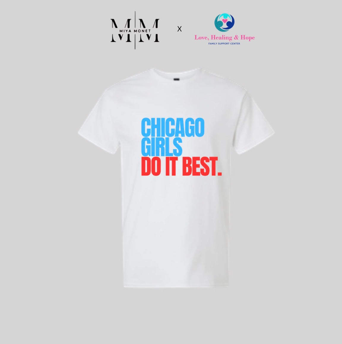 Chi Girls Tee (white / multi color)