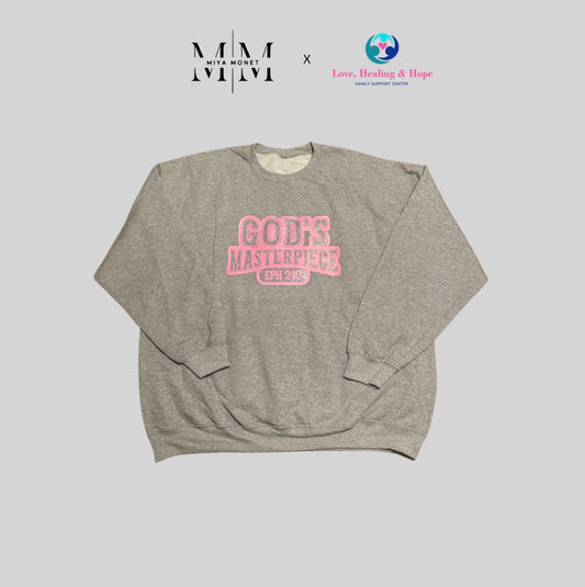 God’s Masterpiece Sweater (grey)