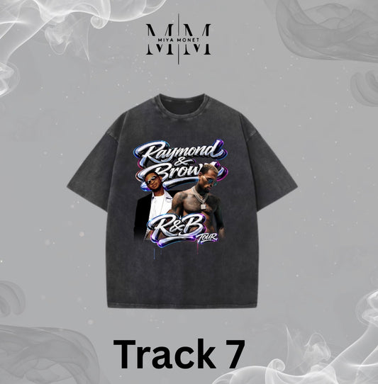 Oversized Acid wash R&B Tee
