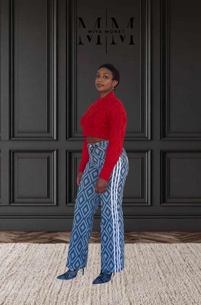 Ruby Woo Crop sweater