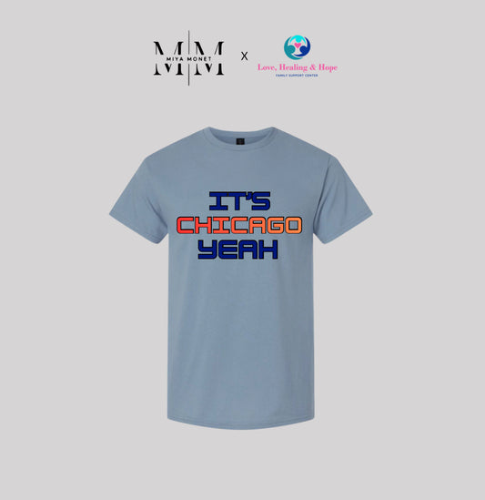 (Copy) Yeah Tee ( dusty blue)