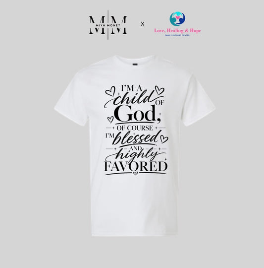 I’m a child of God Tee (White)