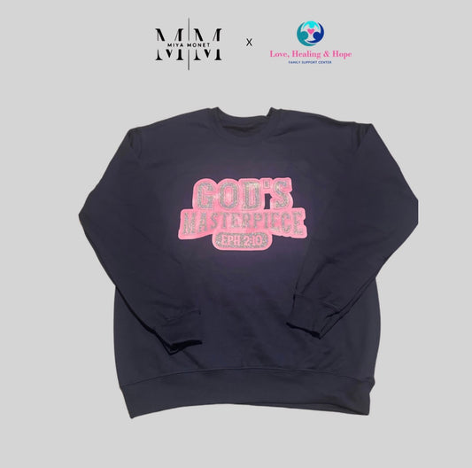 God’s Masterpiece Sweater (navy)