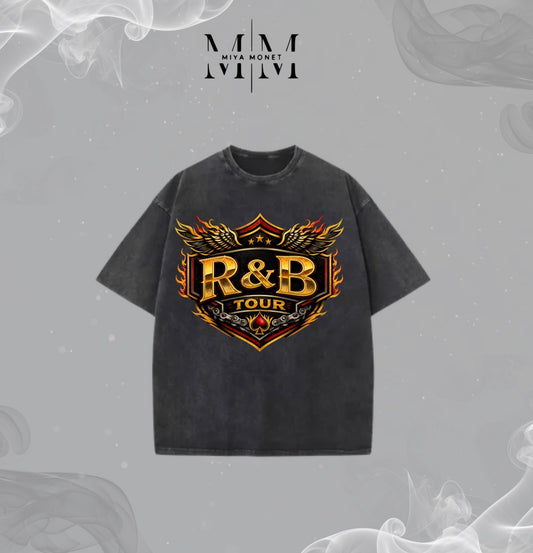 Oversized Acid wash R&B Tee