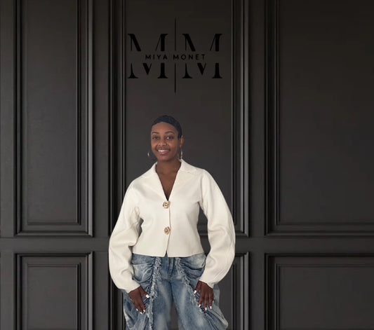 Creme of the Crop knit blazer