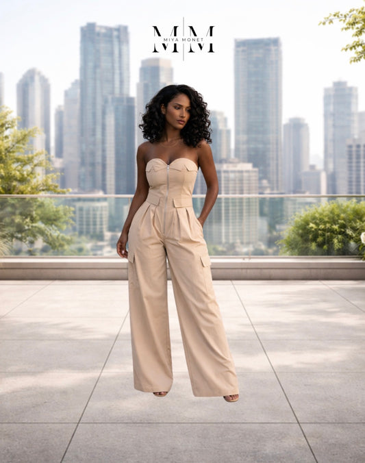 Color me Khaki Jumpsuit