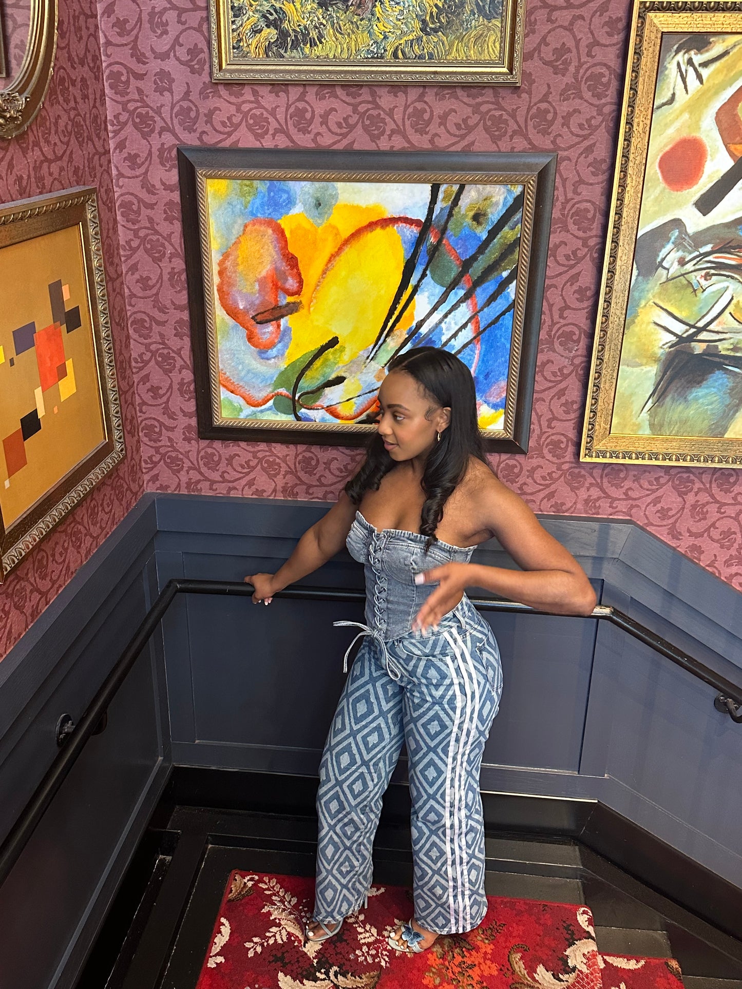 Diamond Denim Jeans