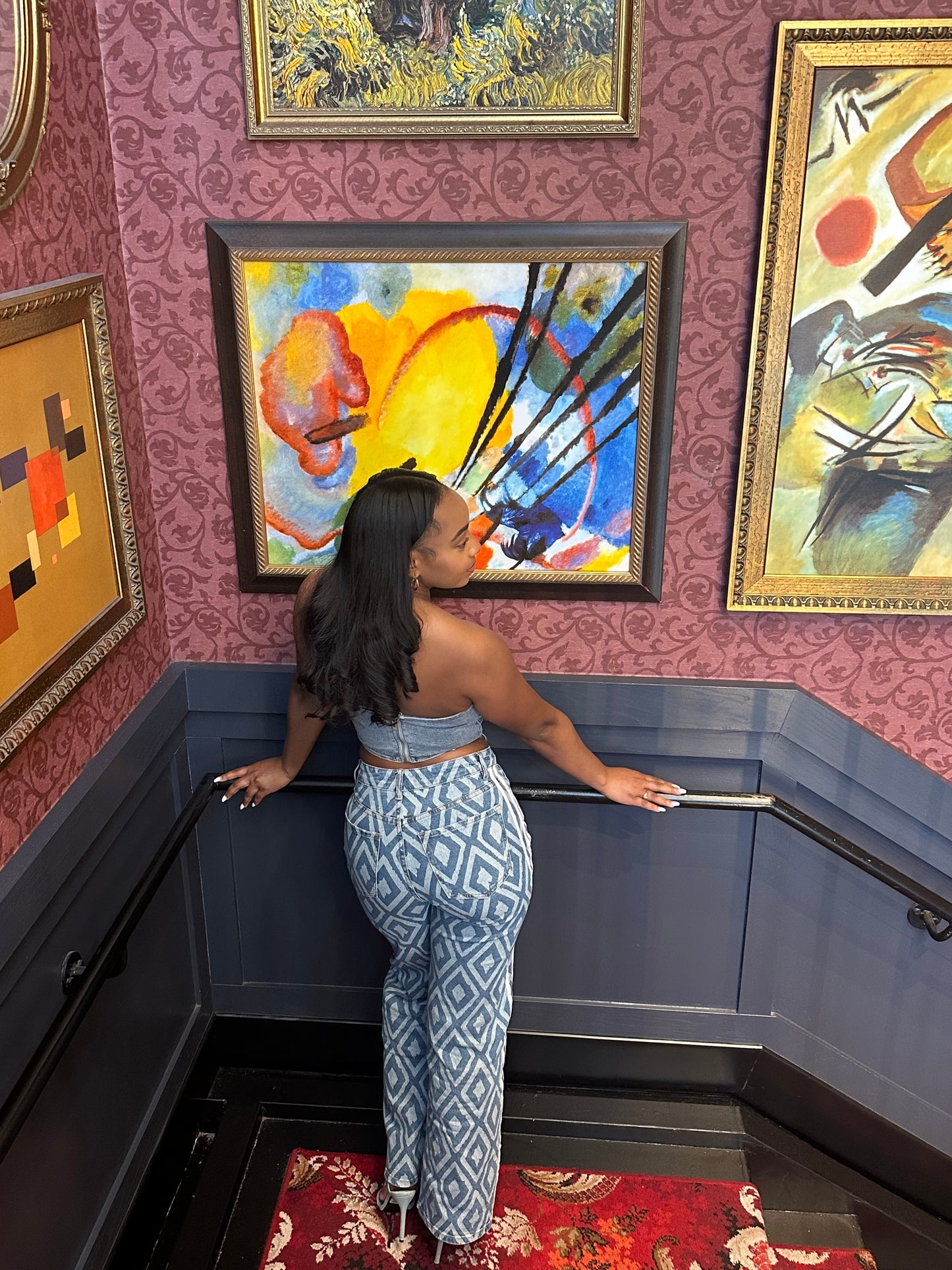 Diamond Denim Jeans