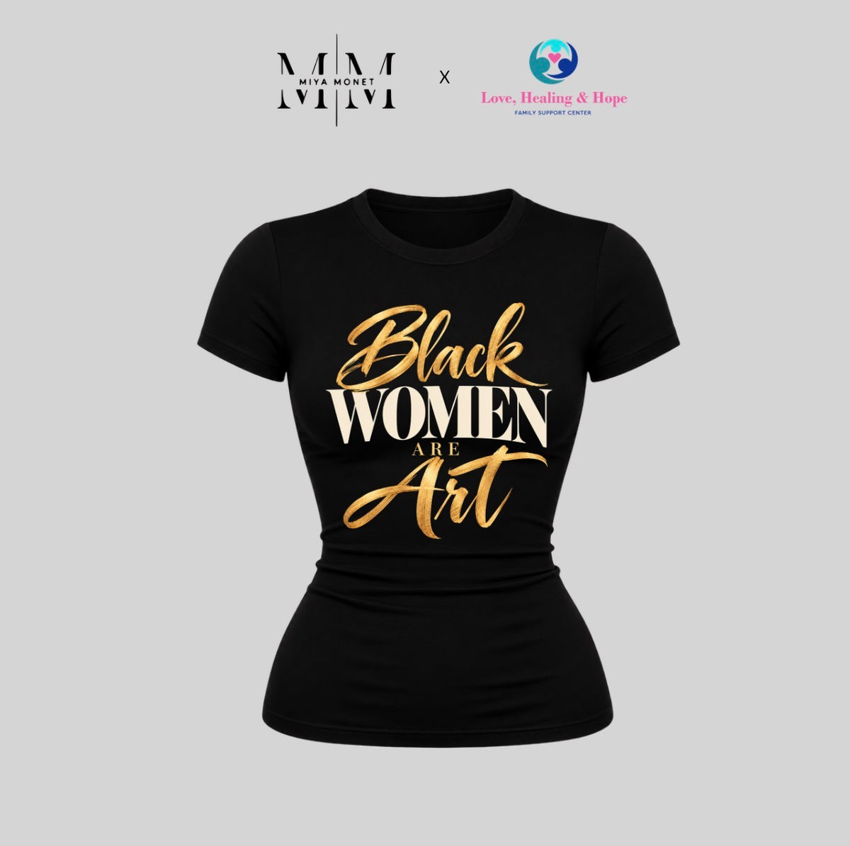 Black women are Art 26’  fitted tee