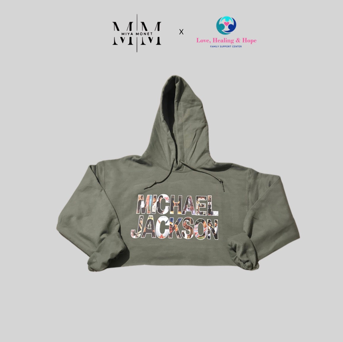 MJ crop cut hoodie