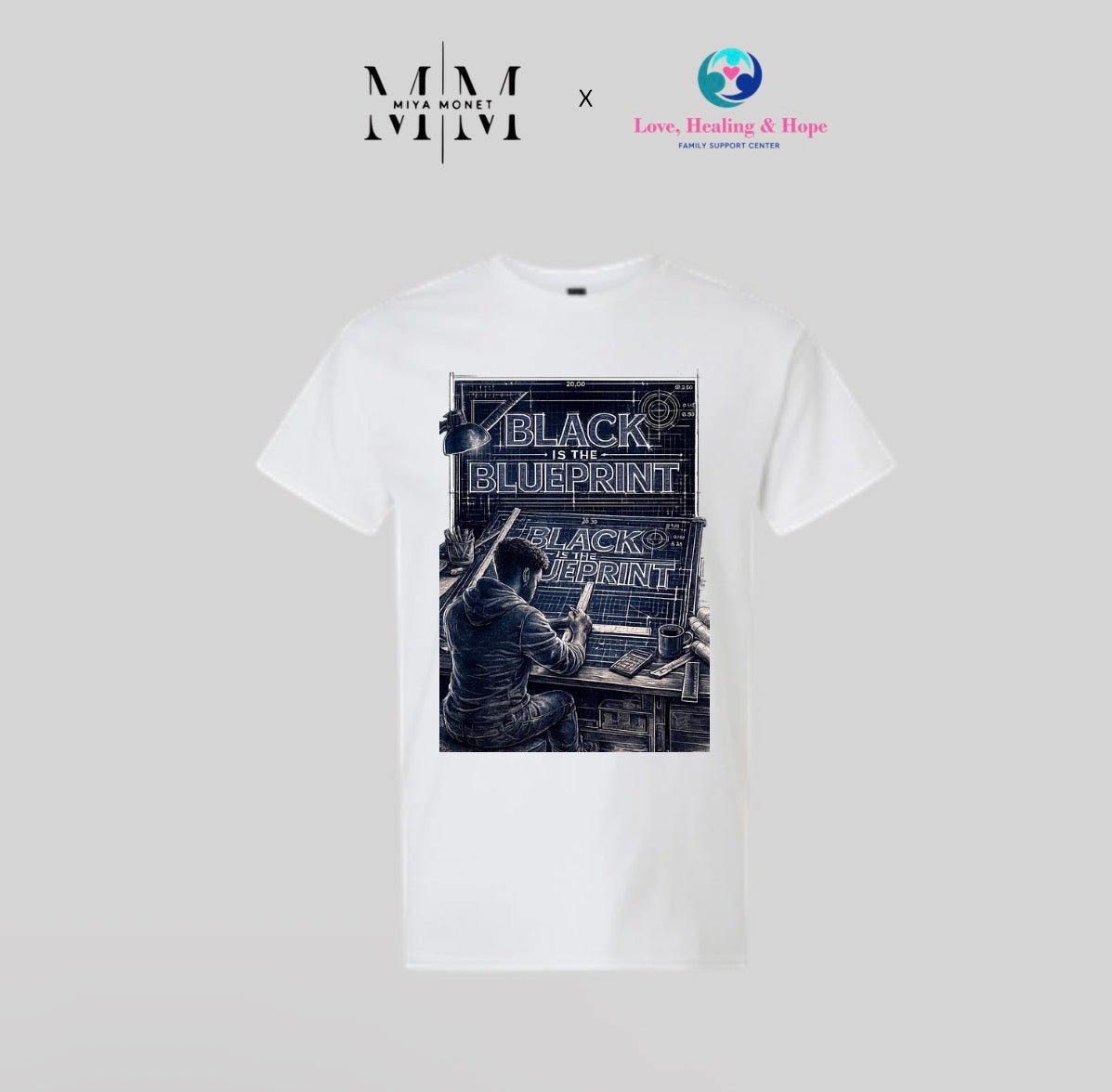 Blk Men are the Blueprint Tee