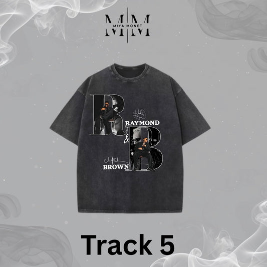 Oversized Acid wash R&B Tee