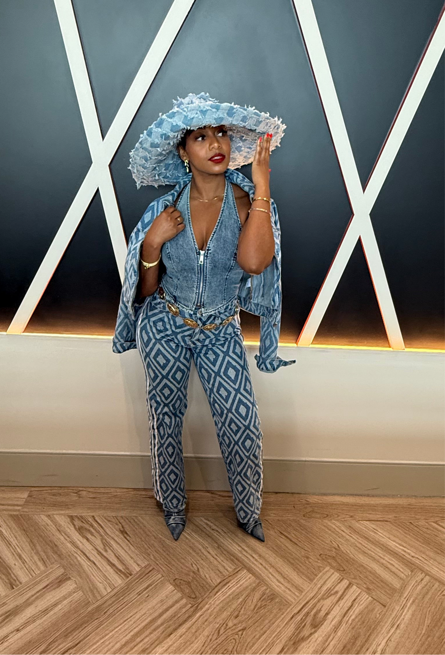 Diamond Denim Jacket