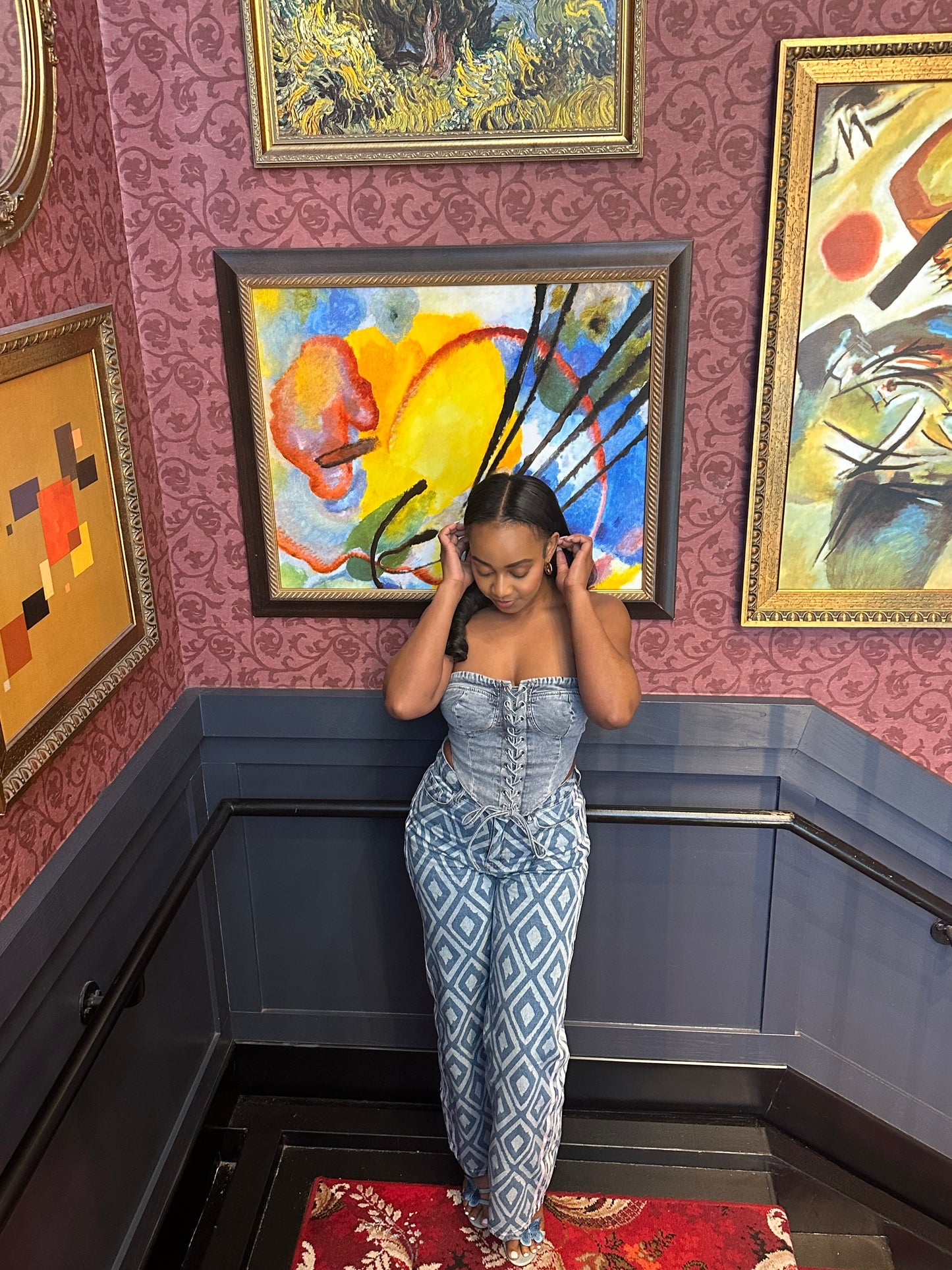 Diamond Denim Jeans