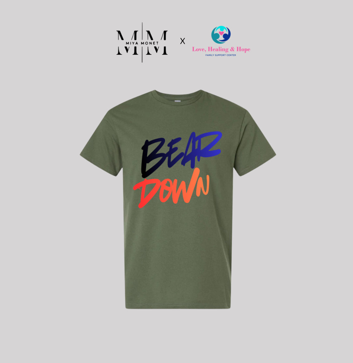 Bear Down Tee (Olive)