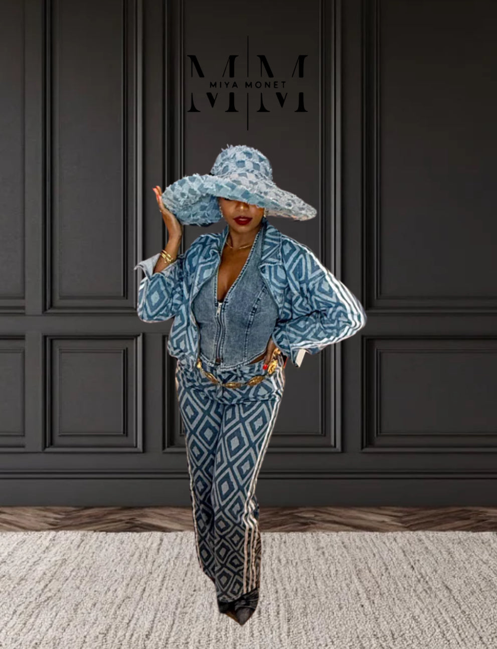 Diamond Denim Jacket