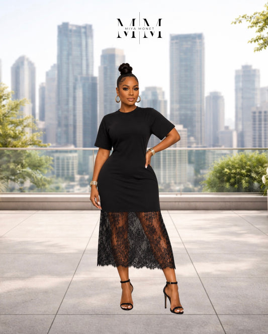Lace affair dress