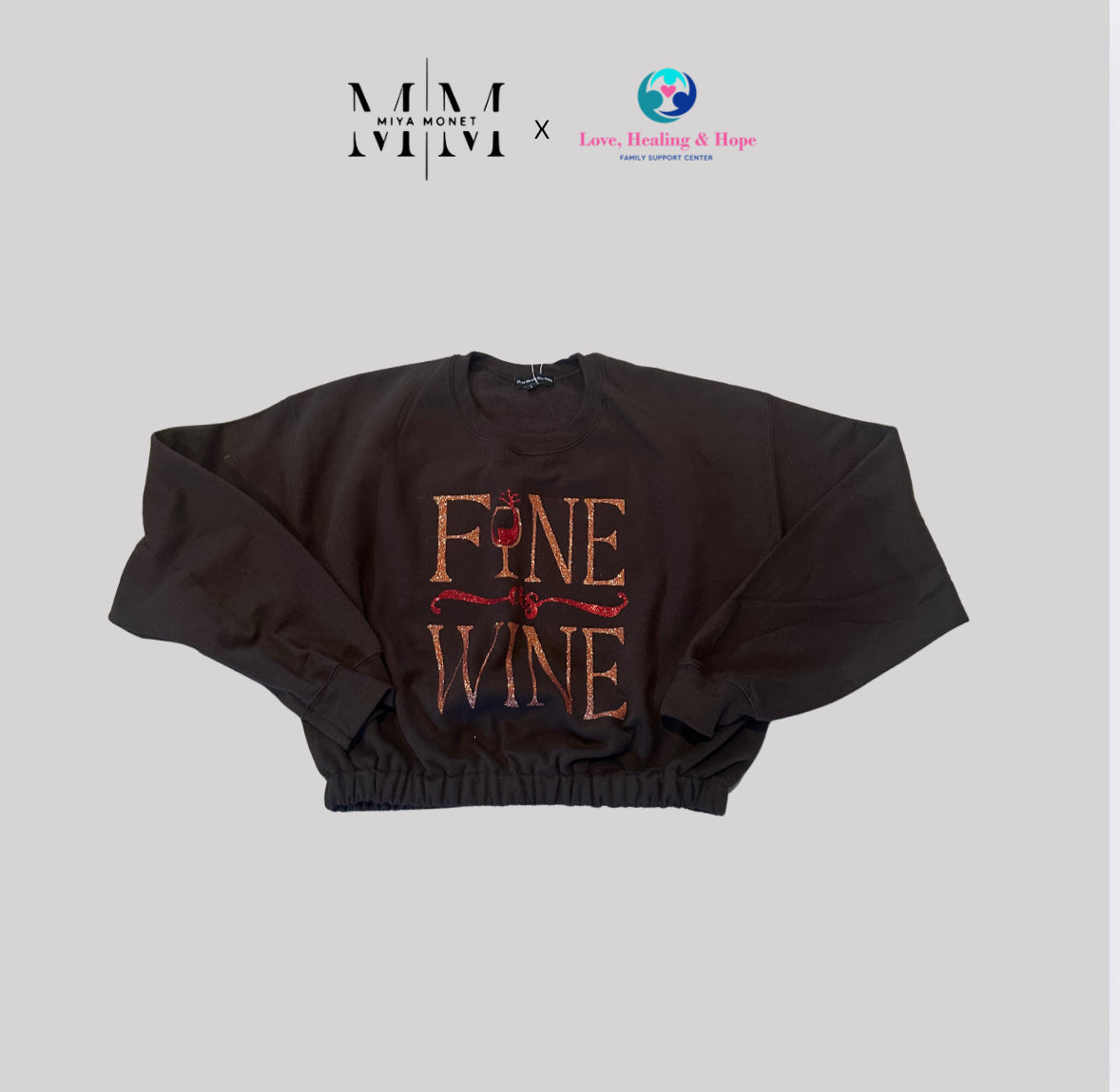 Fine as Wine Crop Sweater