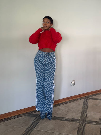 Ruby Woo Crop sweater
