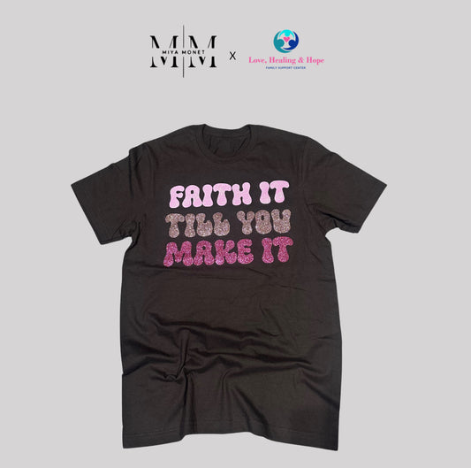 Faith it Tee (Brown)