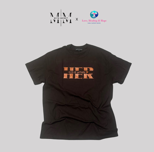 HER Tee (Brown/ caramel)