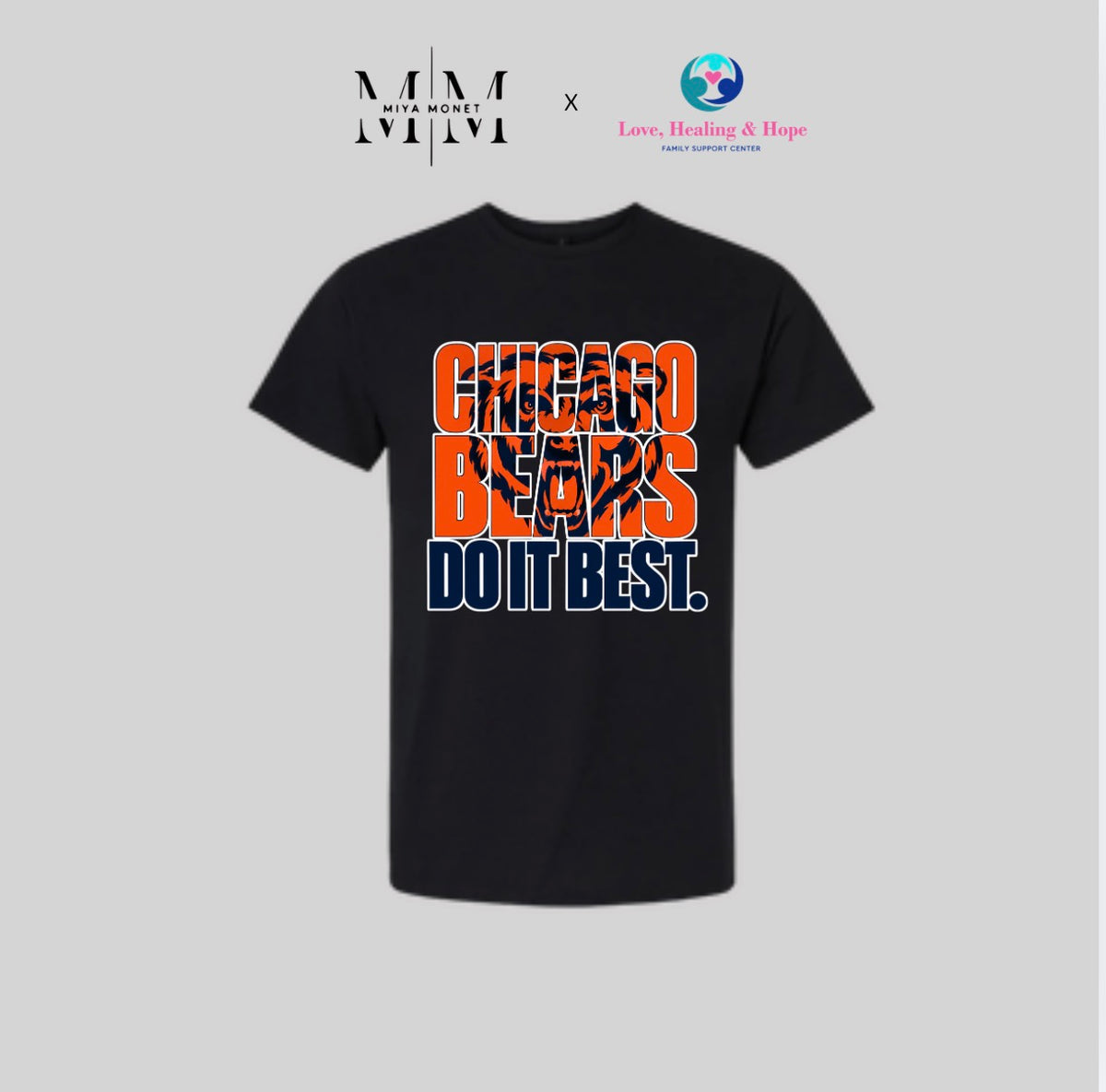 Chi bears do it best Tee ( black)