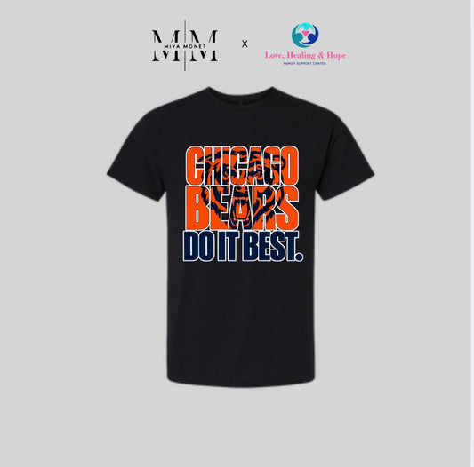 Chi bears do it best Tee ( black)