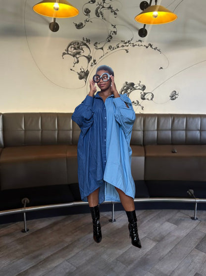 Double Denim Oversized Topper