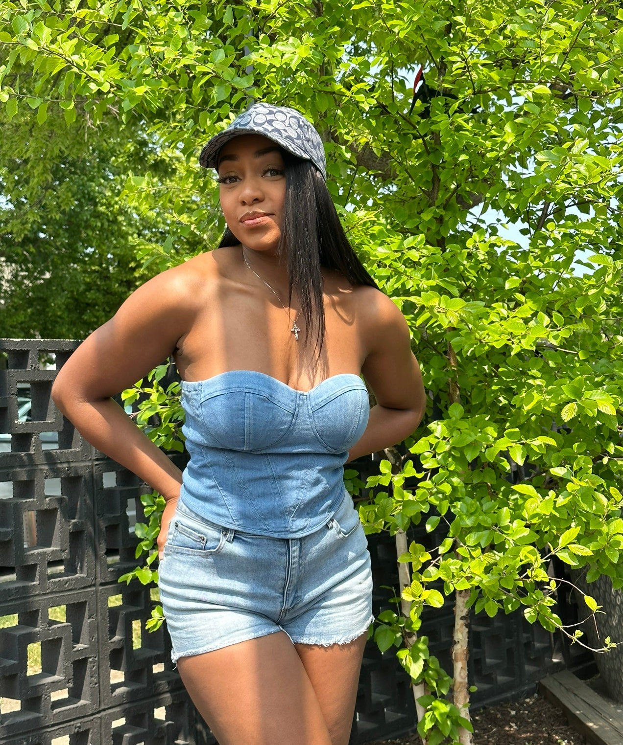 Denim Diva Top