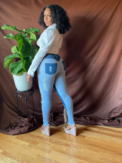 Skin Tight Britches (Blue)